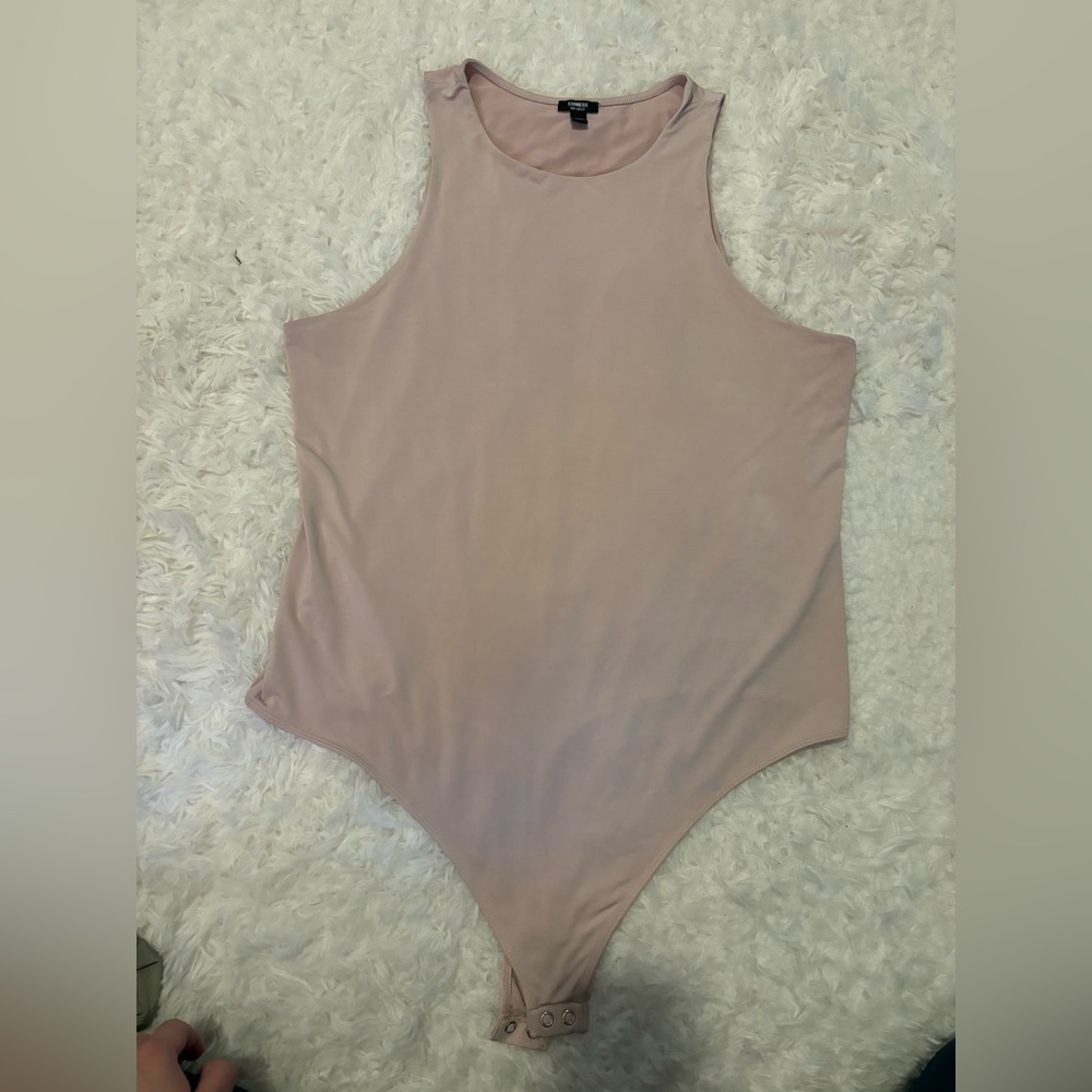 EXPRESS body contour compression high neck bodysuit